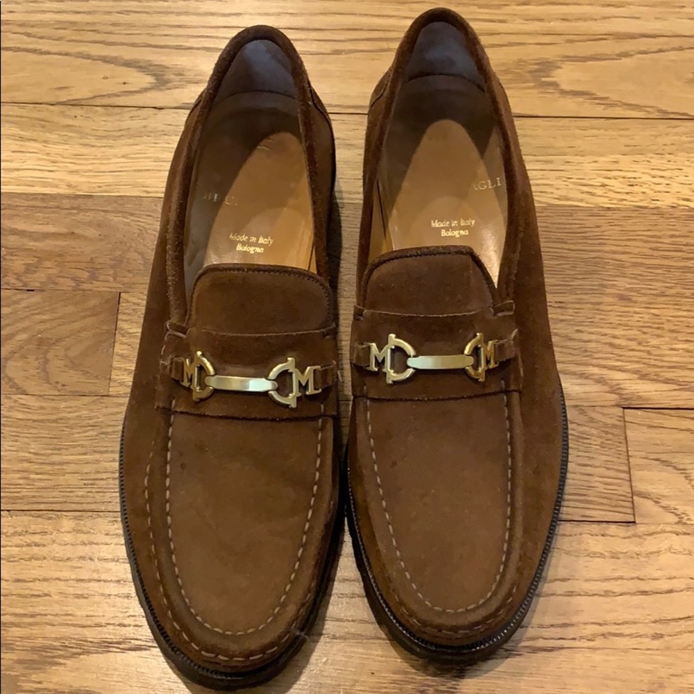 Bruno Magli Loafers - Brown Suede
